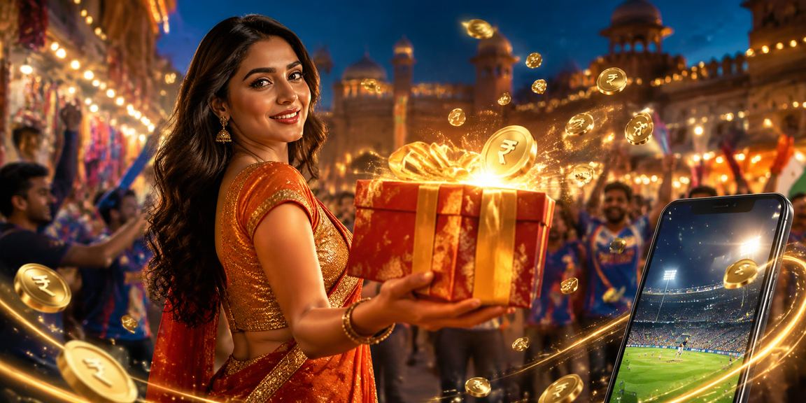 User accessing casino app on mobile with rupee currency