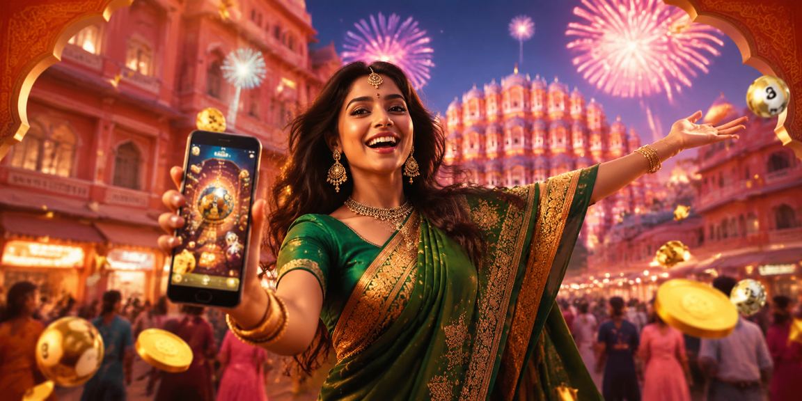Jaipur decorated for lottery celebrations